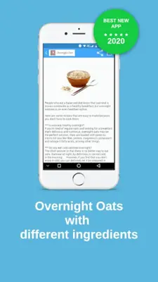 Overnight Oats Recipes android App screenshot 0